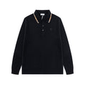 New Striped Collar Sweatshirt