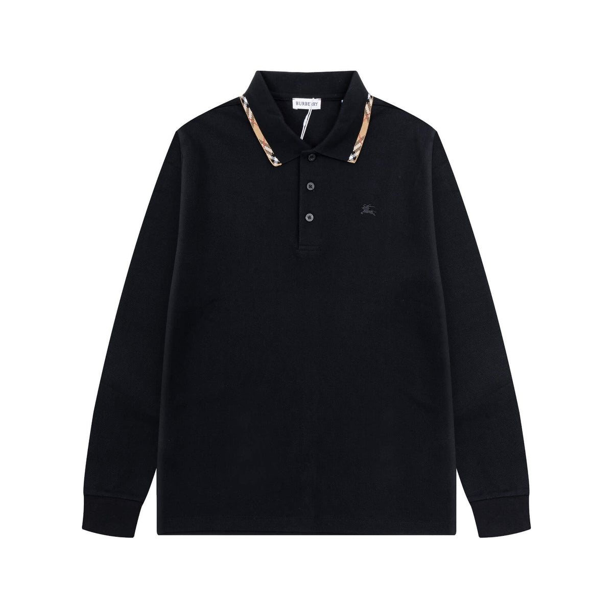 New Striped Collar Sweatshirt