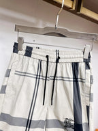 Classic Plaid Logo Printed Shorts