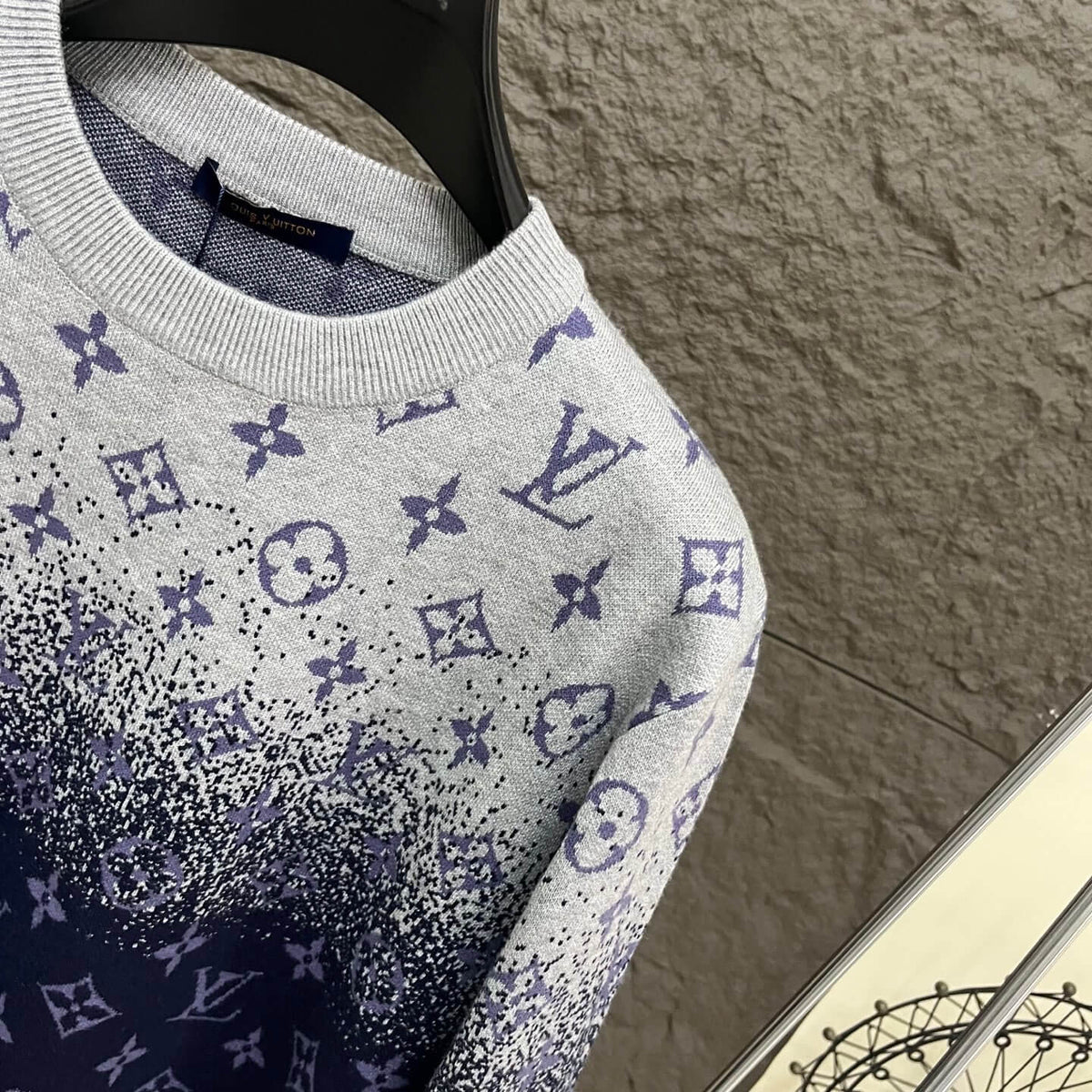 Gradient All-Over Print Sweatshirt