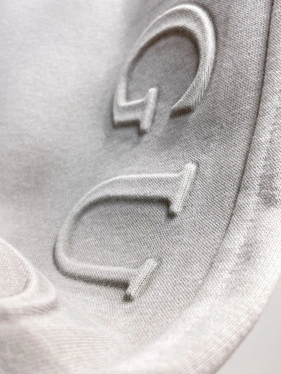 Side Embossed   Drawstring‑Hem Pants