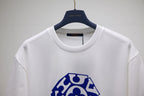 Blue Letter Print T-Shirt
