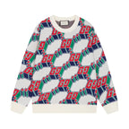 Multicolor Retro Knit Sweater