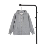 Letter Print Hooded Jacket