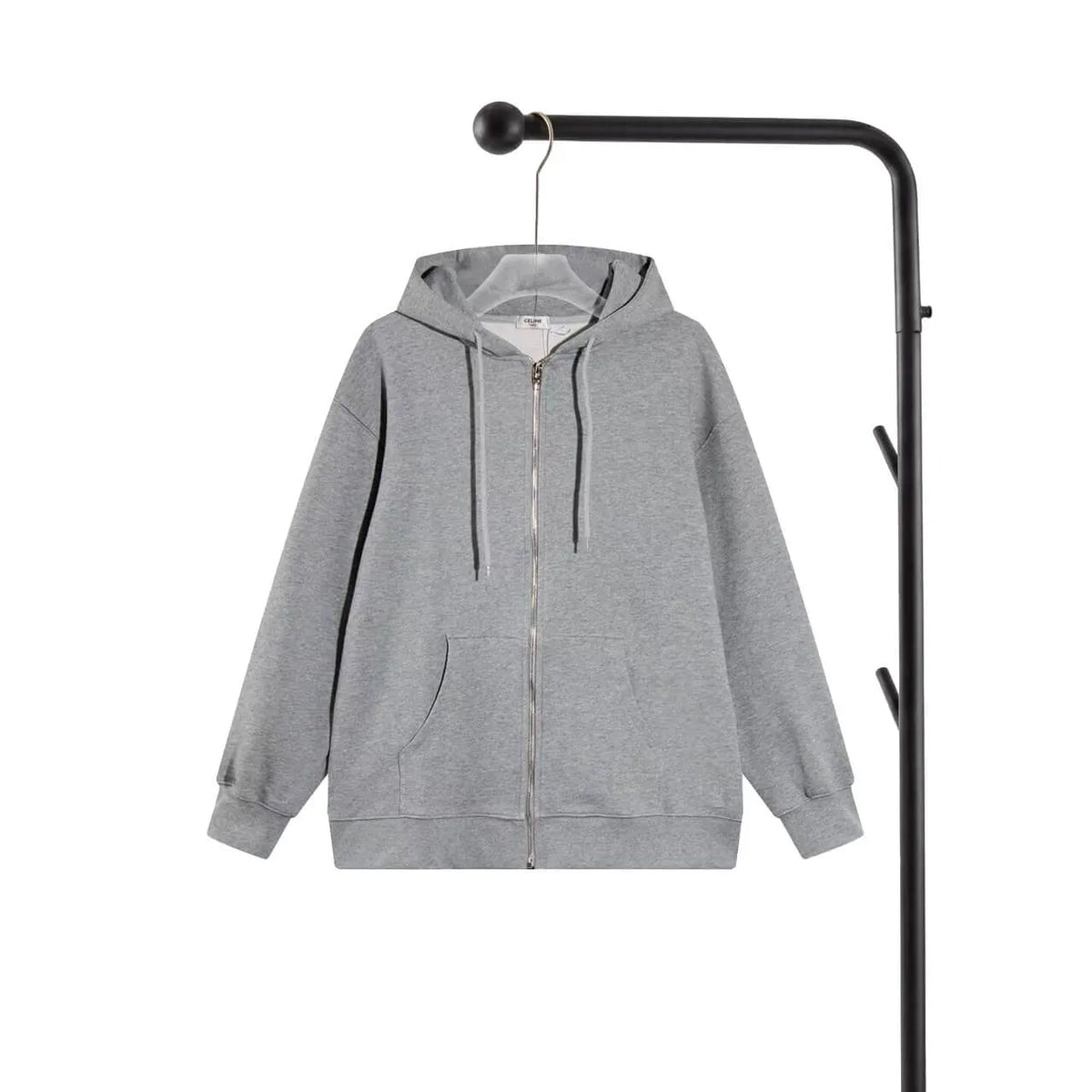 Letter Print Hooded Jacket