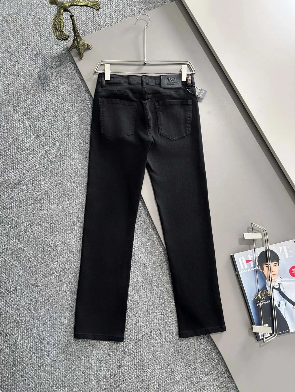 Patch Straight Jeans