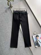 Patch Straight Jeans