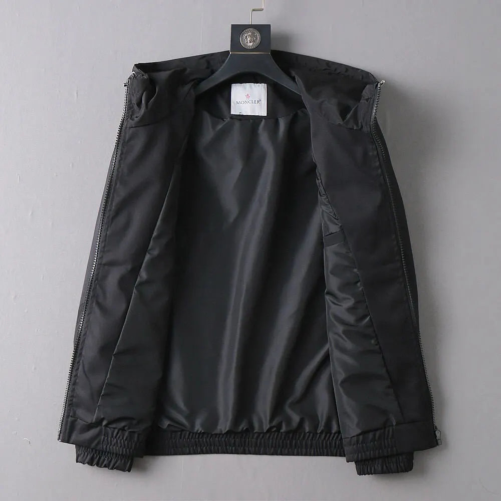 Circular Patch Hooded Jacket
