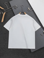 New Letter Embroidered T‑Shirt