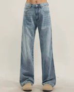 Vintage Washed Denim Jeans
