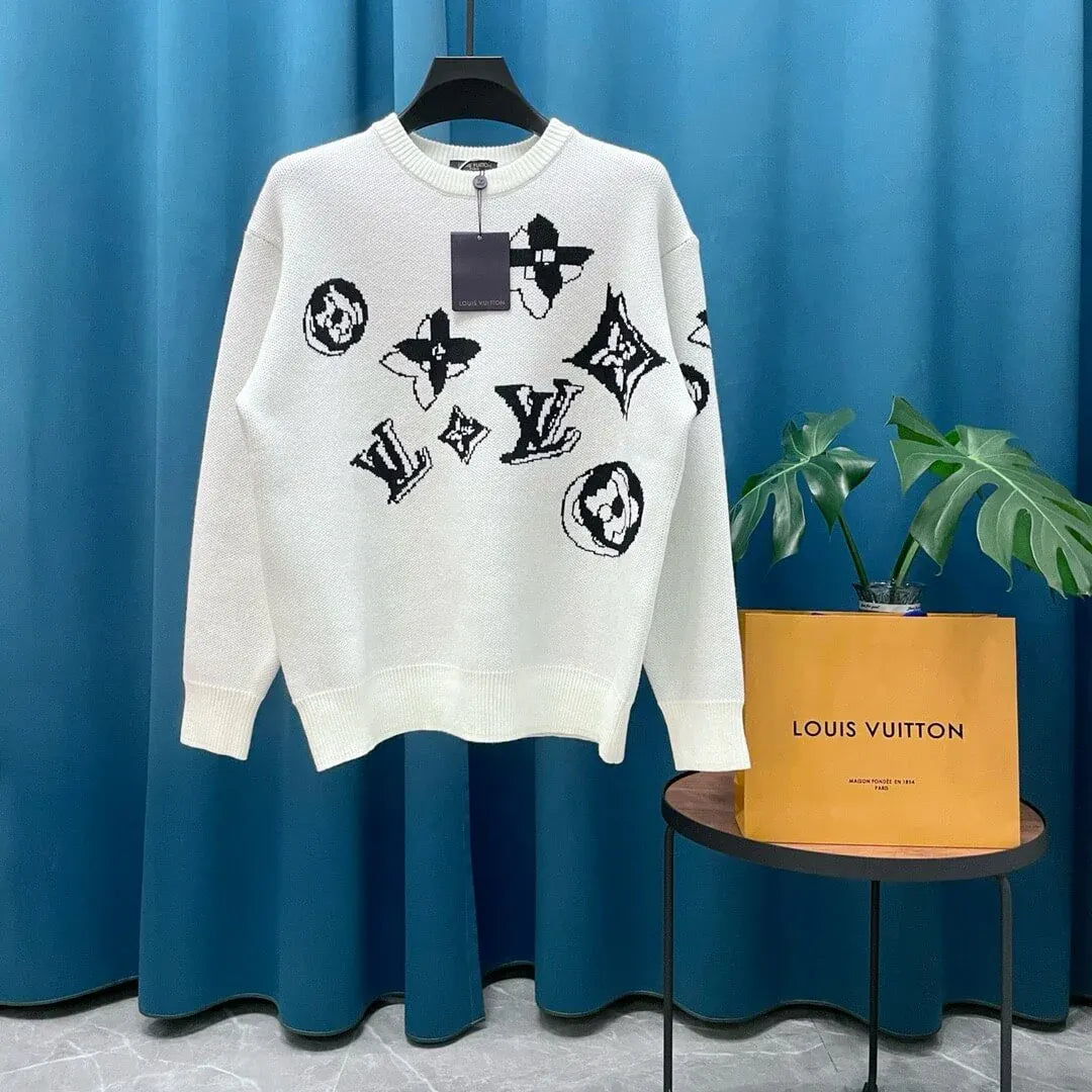 Overlapping Pattern Sweater