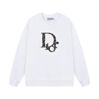 Classic Overlap Print Sweatshirt