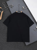 New Letter Embroidered T‑Shirt