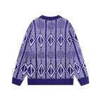 Geometric Jacquard Sweater