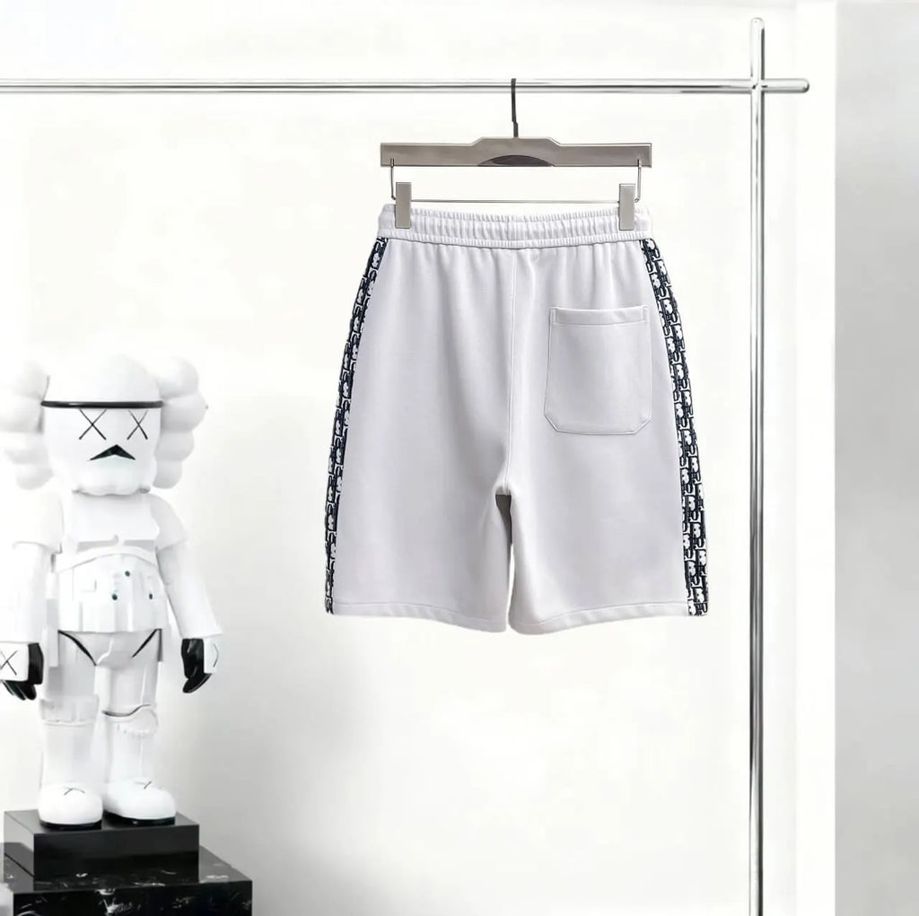 Graffiti Logo Side Striped Shorts