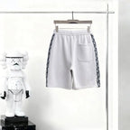 Graffiti Logo Side Striped Shorts