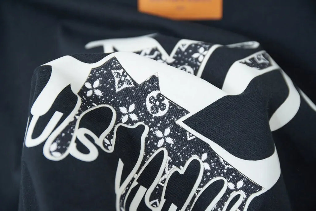 Back Melt Logo Print Short Sleeve T‑Shirt