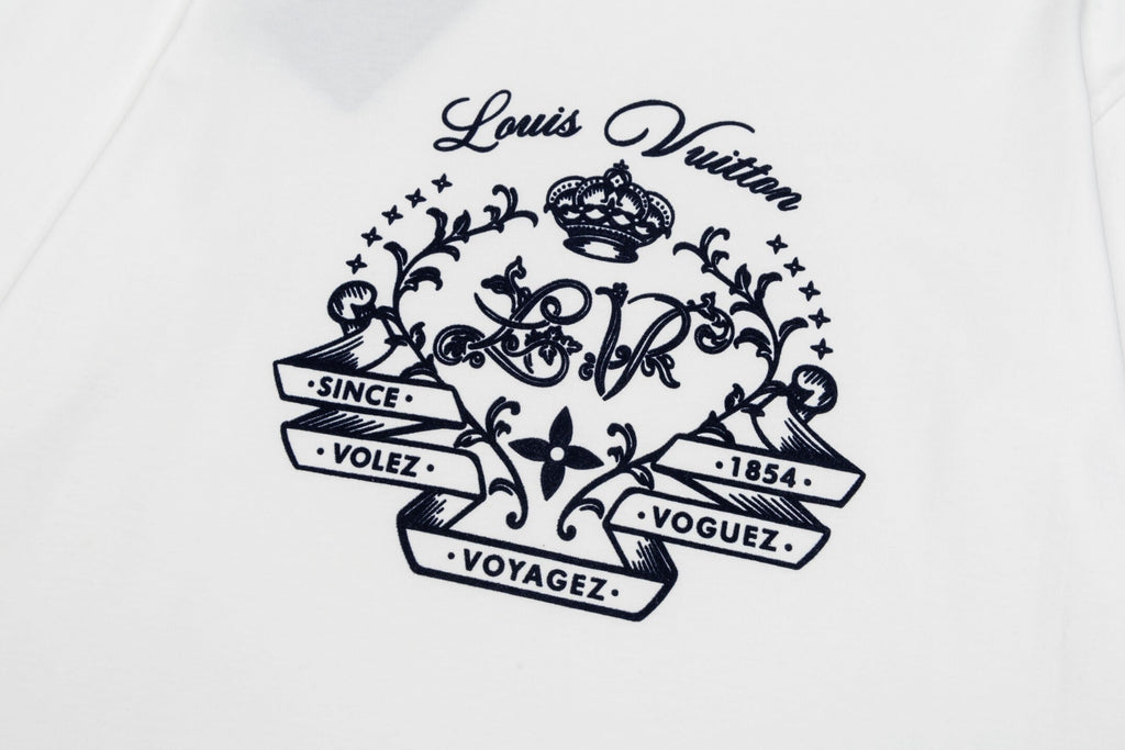 Crown Flock Print T-Shirt