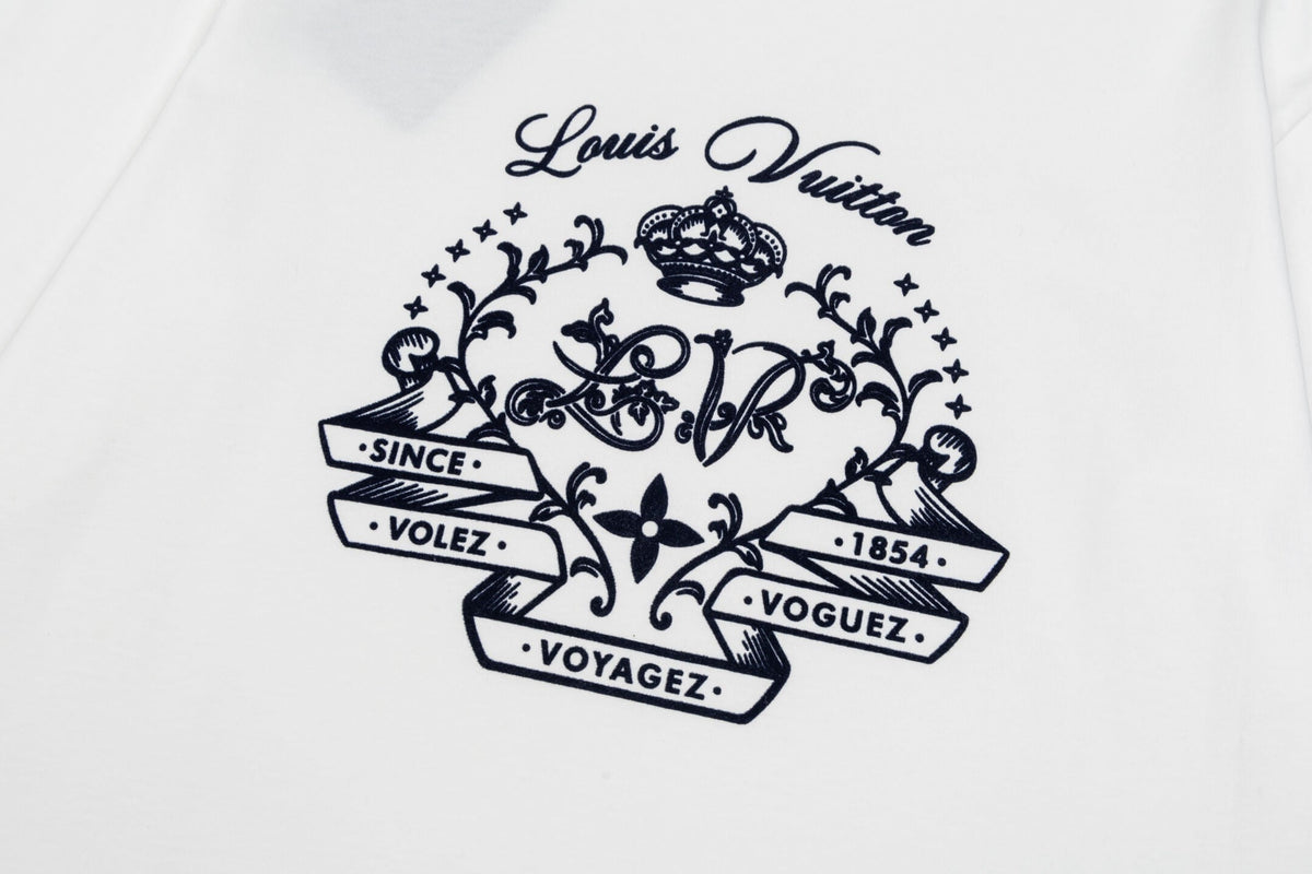 Crown Flock Print T-Shirt
