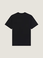 Purple Gradient Letter Print T‑Shirt