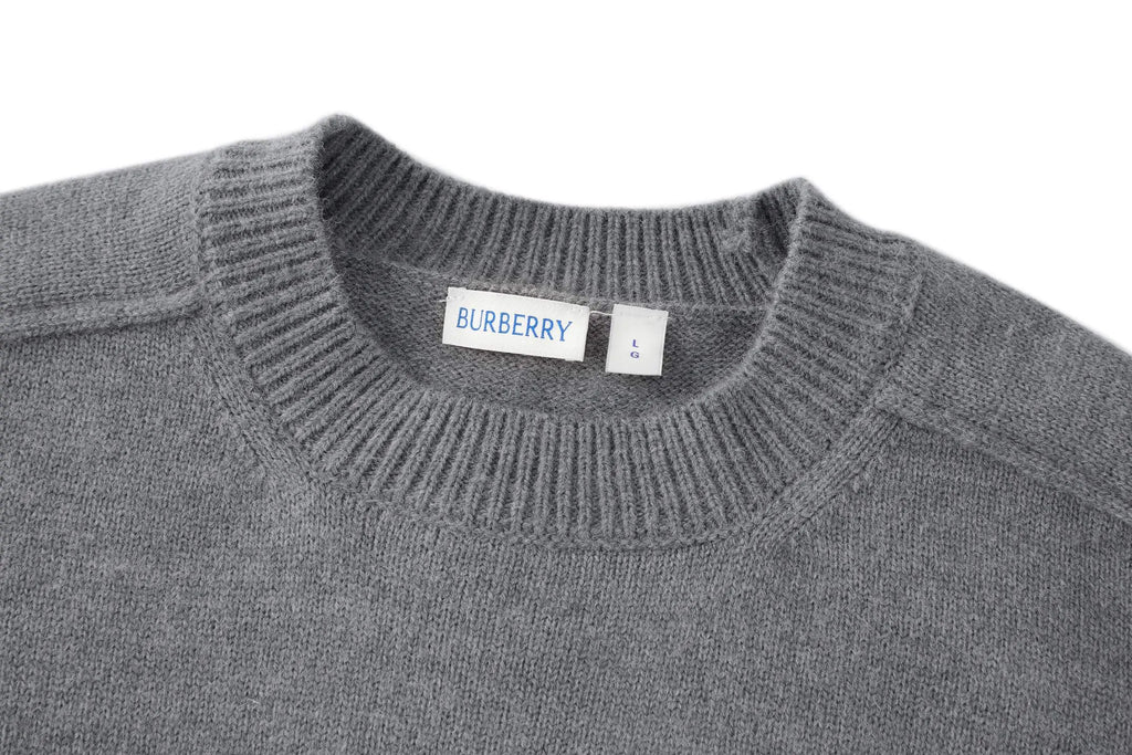 Solid Crew Neck Sweater