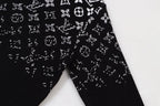 Partial Monogram Knit Sweater