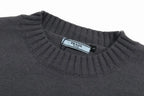 Tone‑on‑Tone Logo Cream Sweater