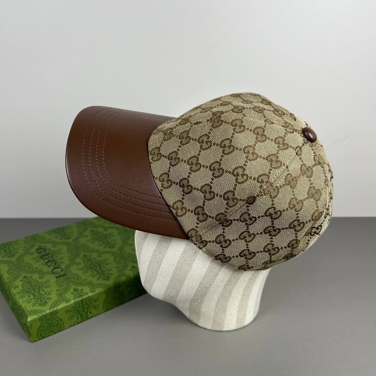 Classic Brown All-Over Print Baseball Cap