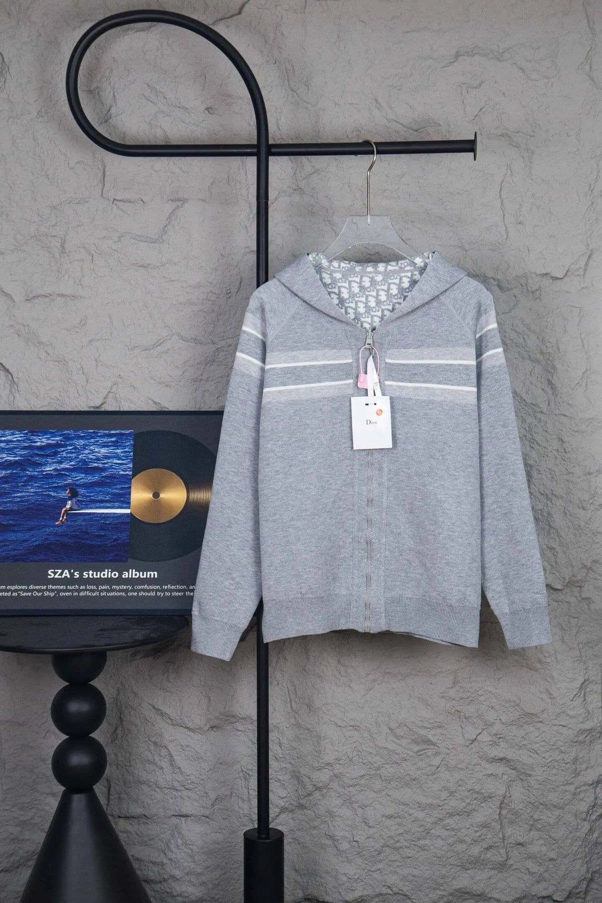 New All‑Over Jacquard Reversible Jacket