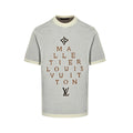 Letter Monogram Jacquard Knit T-Shirt