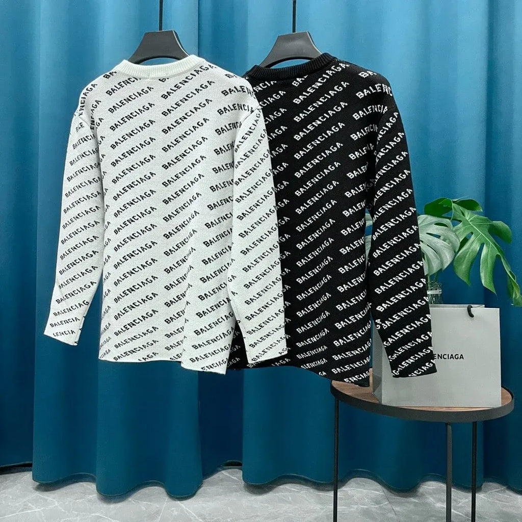 All-Over Jacquard Sweater