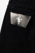 Heavy‑Wash Denim Jeans