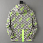 All‑Over Monogram Graffiti Hooded Jacket