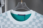 Gradient Checkered Sweater