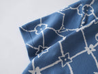 Blue Water Wave Design T-Shirt