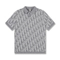 All‑Over Jacquard Knit Polo Shirt