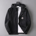 Circular Patch Hooded Jacket