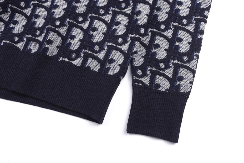 All-Over Jacquard Sweatshirt