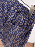 Full FF Monogram Printed Casual Shorts