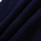 Cable‑Knit Stripe Sweater