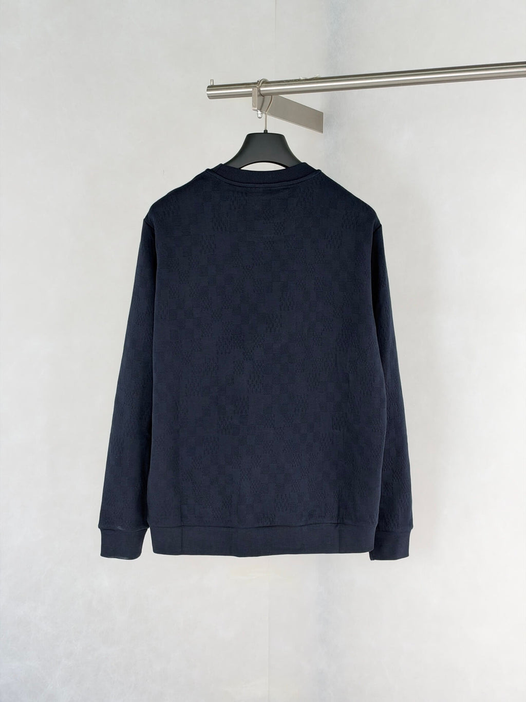 Jacquard Checkerboard Sweatshirt