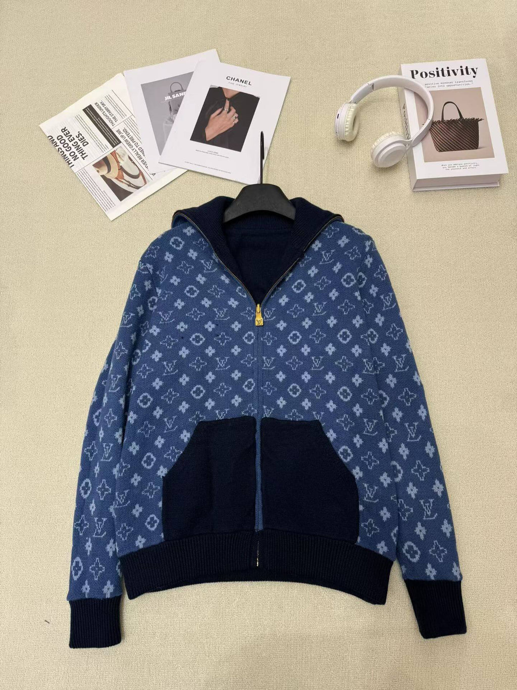 Reversible Jacquard Jacket