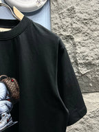 Bear Print T Shirt