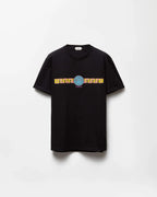 Blue Figure Print T‑Shirt