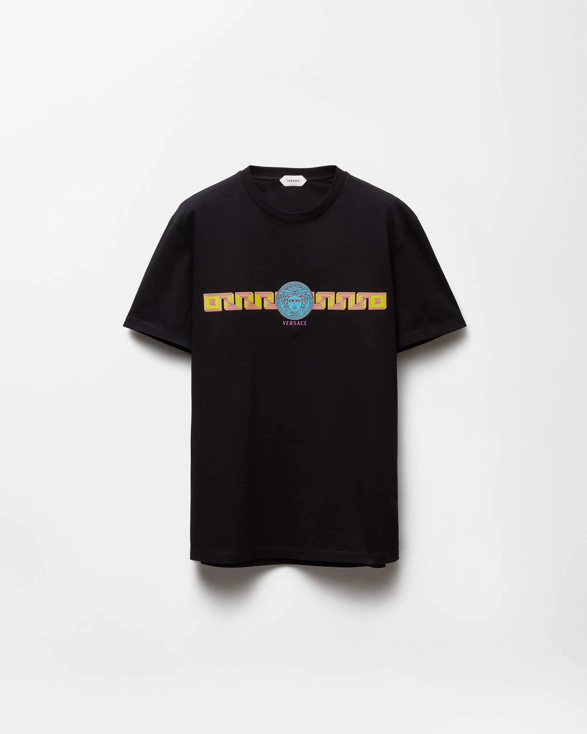 Blue Figure Print T‑Shirt