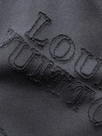 Embossed Pattern Drawstring Sweat Shorts