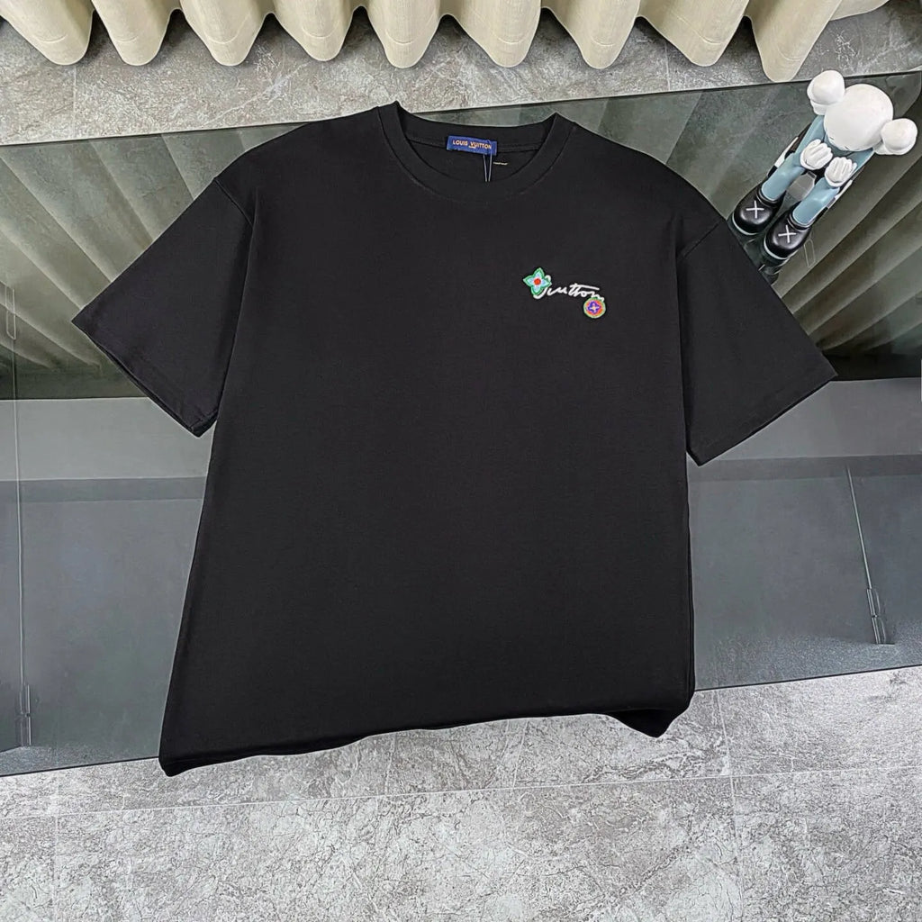 Floral Embroidery T Shirt