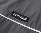 Piping Trim Hooded Zip‑Up Jacket