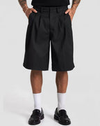 Striped Relaxed‑Fit Casual Shorts
