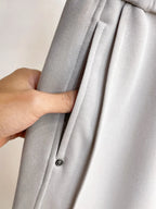 Side Repeating   Print Loose‑Fit Pants